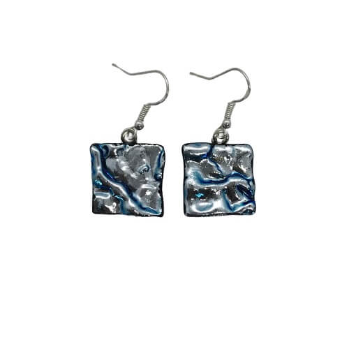 Blue Hanging Earrings-EH455
