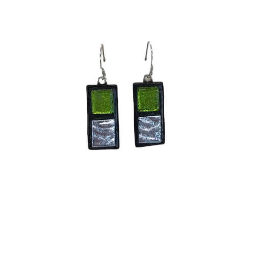 Green Hanging Earrings-EH304