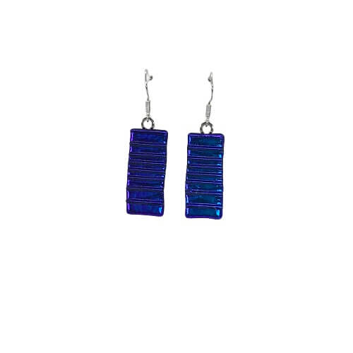 Purple Hanging Earrings-EH660