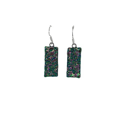 Purple Hanging Earrings-EH661