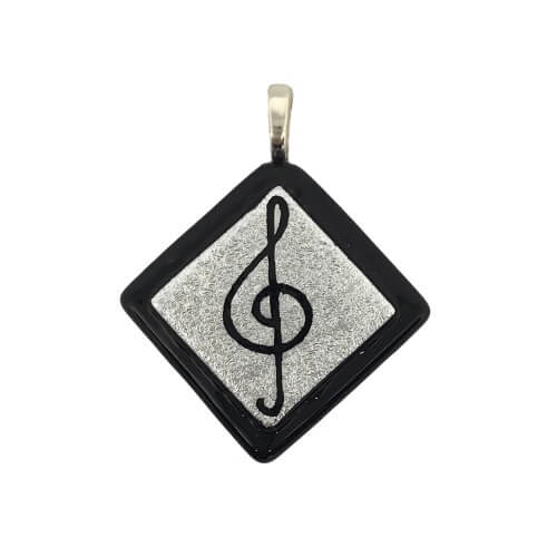 Silver Etched Pendant-EP203 Symbol