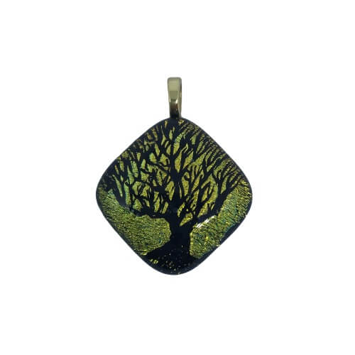 Warm Etched Pendant-EP106 Tree