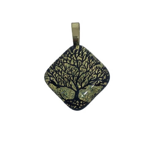 Warm Etched Pendant-EP121 Tree